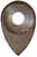 sideplate,
for Hawken Rifle or Plains Rifles,
brass